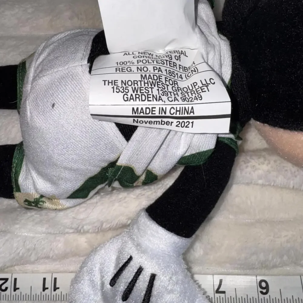 Mickey Mouse Plush NBA‎ Milwaukee Bucks Disney Stuffed Animal 2021 Basketball